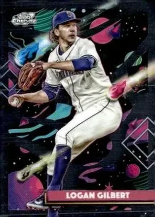 2025 Topps Chrome Cosmic #34 Logan Gilbert