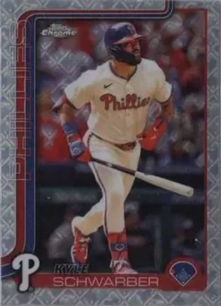 2025 Topps Chrome Logofractor Edition #31 Kyle Schwarber