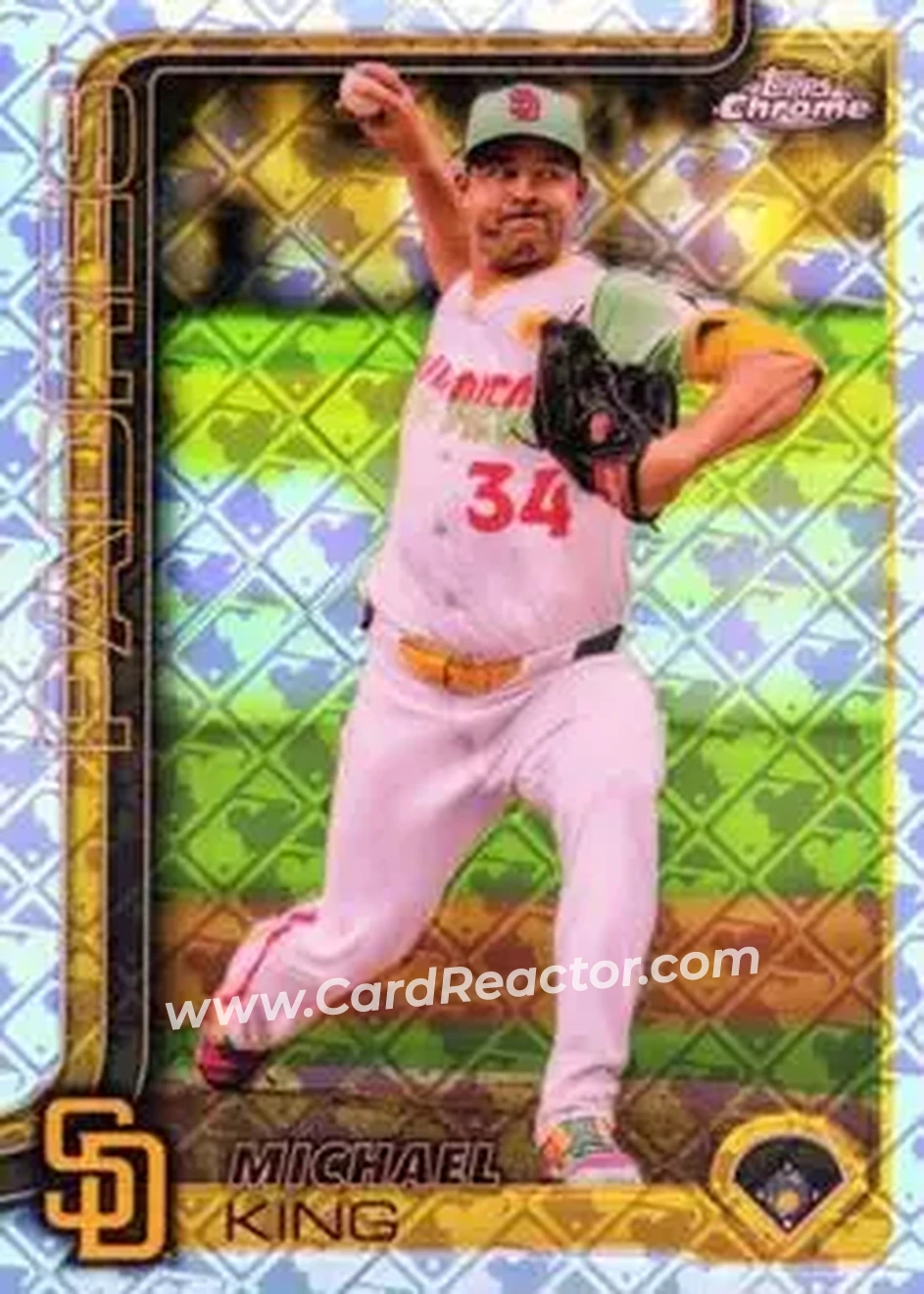 2025 Topps Chrome Logofractor Edition #35 Michael King