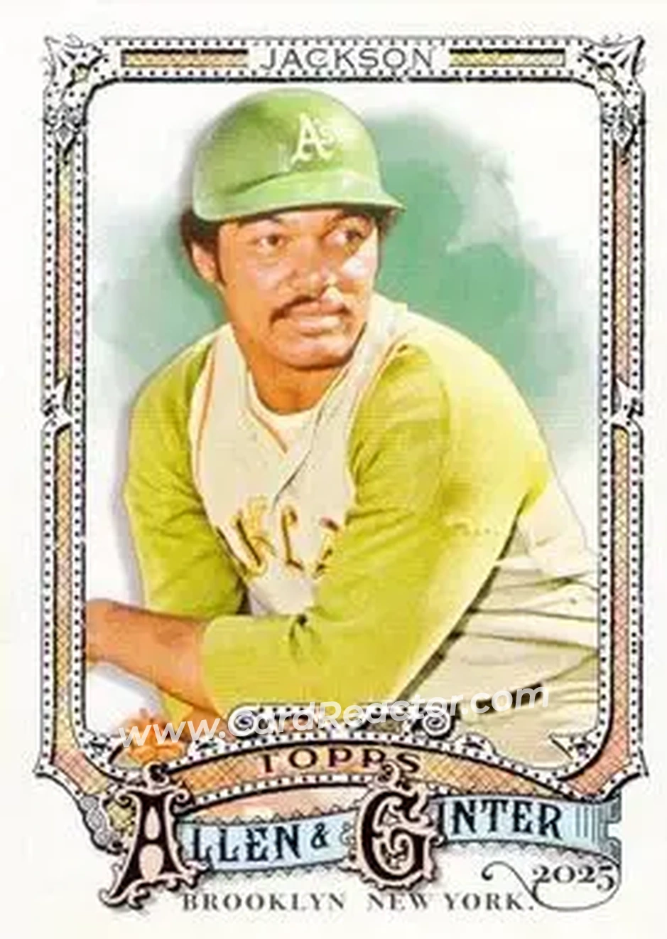 Front of Reggie Jackson (b.1946 OF)