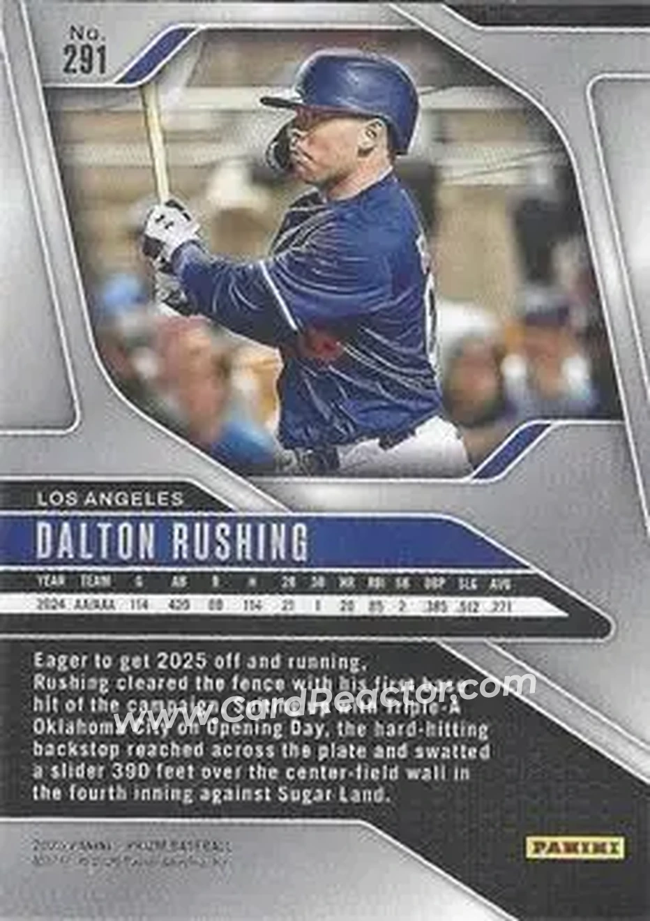 Back of Dalton Rushing