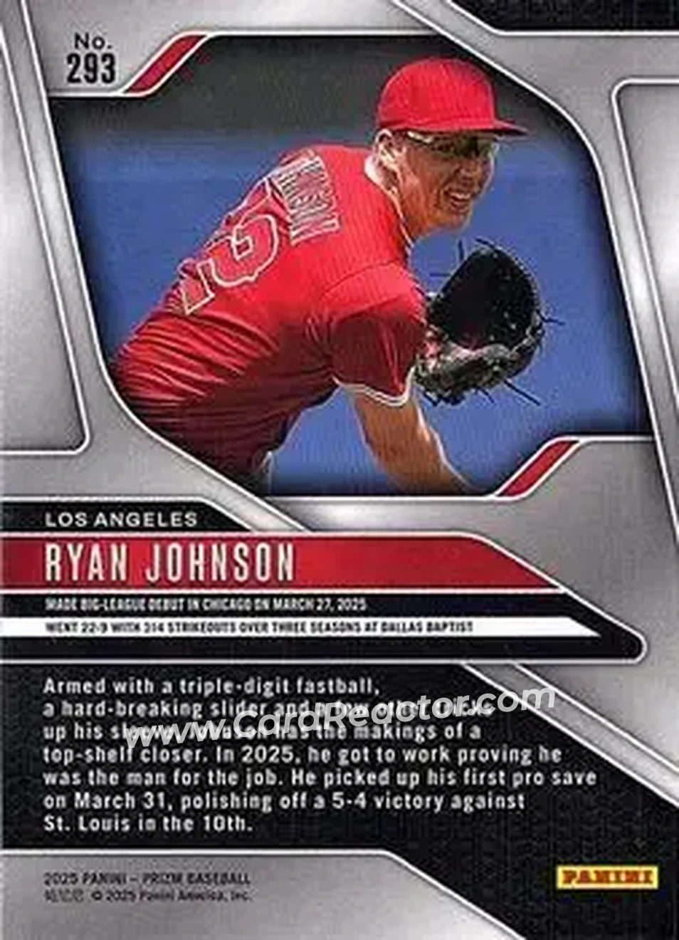 Back of Ryan Johnson