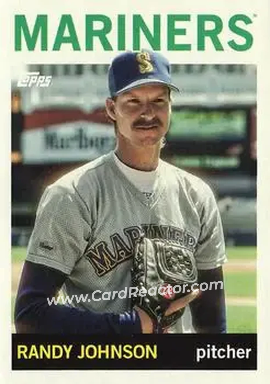 Front of Randy Johnson