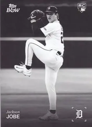 2025 Topps Black & White #041 Jackson Jobe