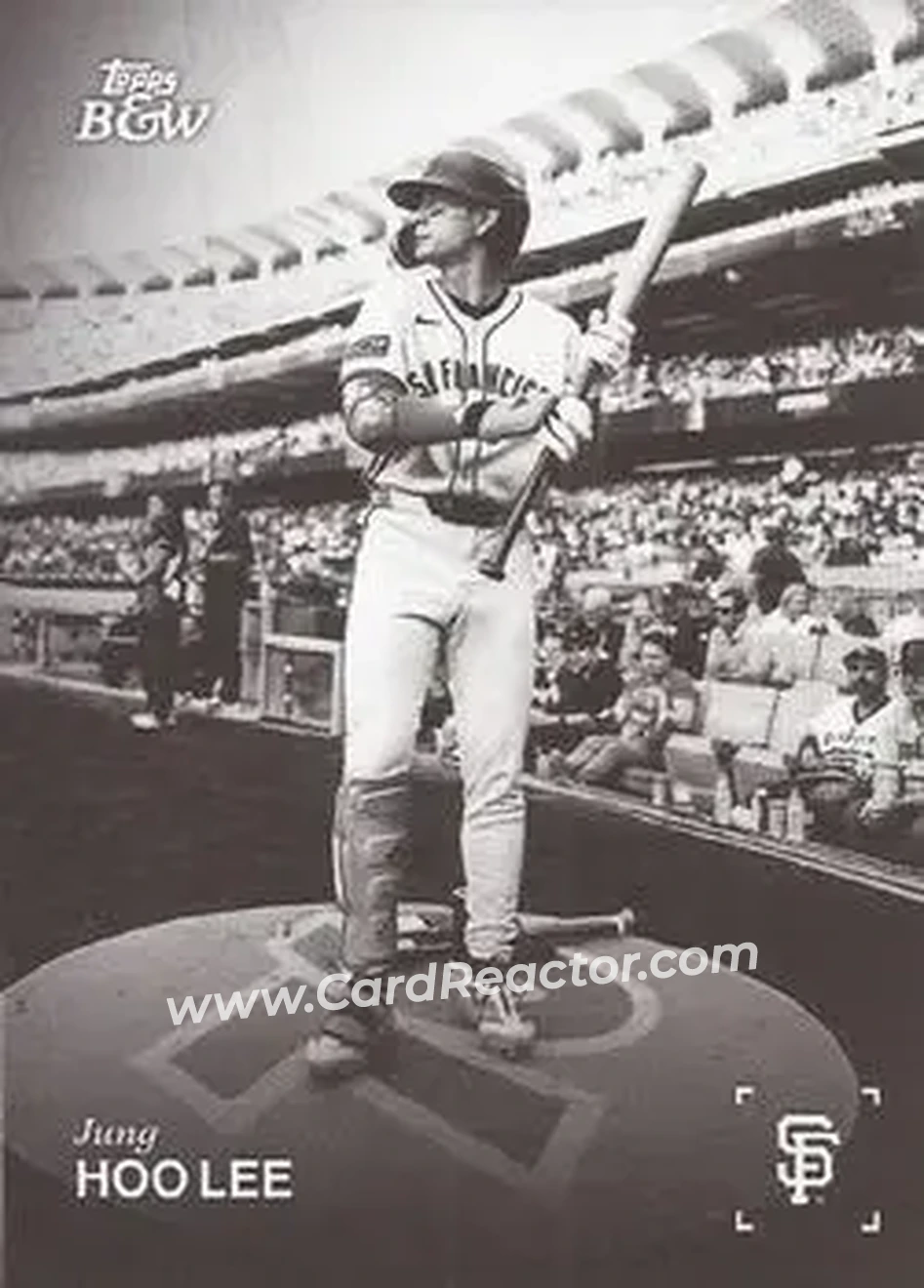 2025 Topps Black & White #044 Jung Hoo Lee