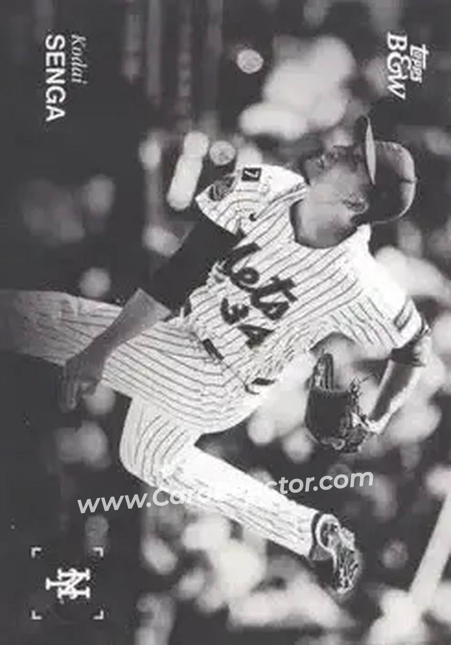2025 Topps Black & White #046 Kodai Senga
