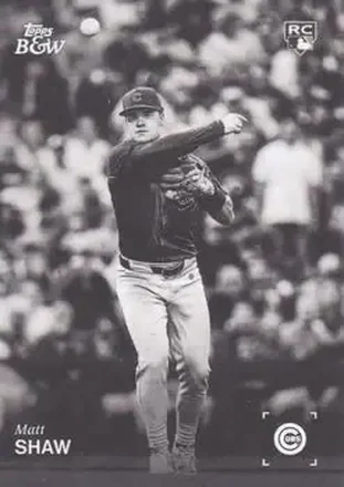 2025 Topps Black & White #047 Matt Shaw