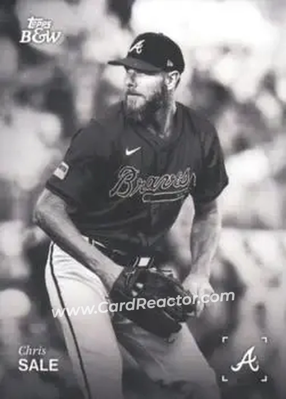 2025 Topps Black & White #049 Chris Sale