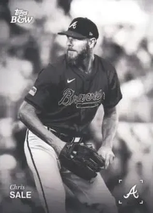 2025 Topps Black & White #049 Chris Sale