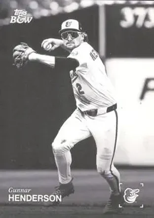 2025 Topps Black & White #050 Gunnar Henderson