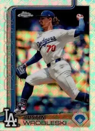 2025 Topps Chrome Logofractor Edition #38 Justin Wrobleski
