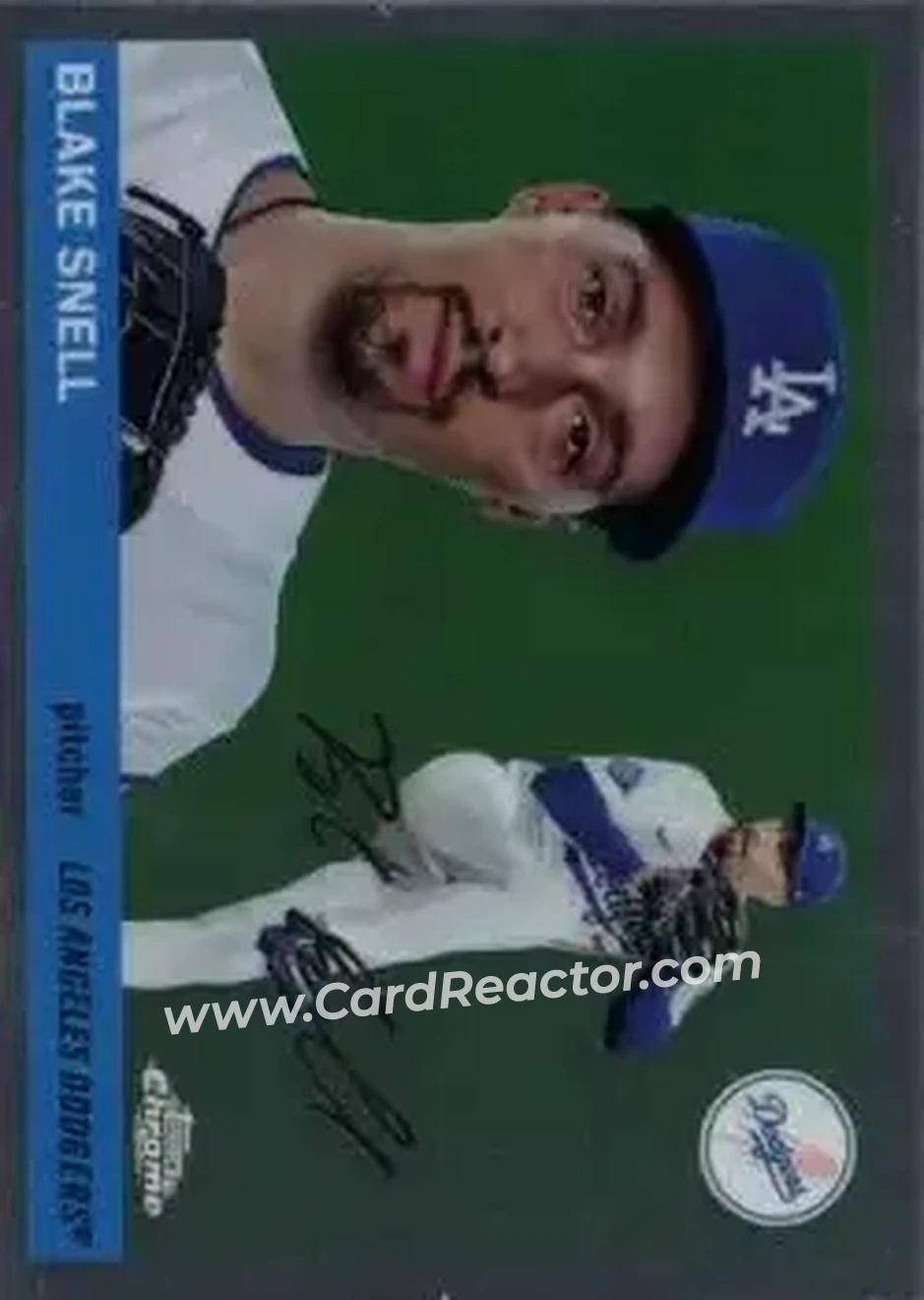 Front of Blake Snell