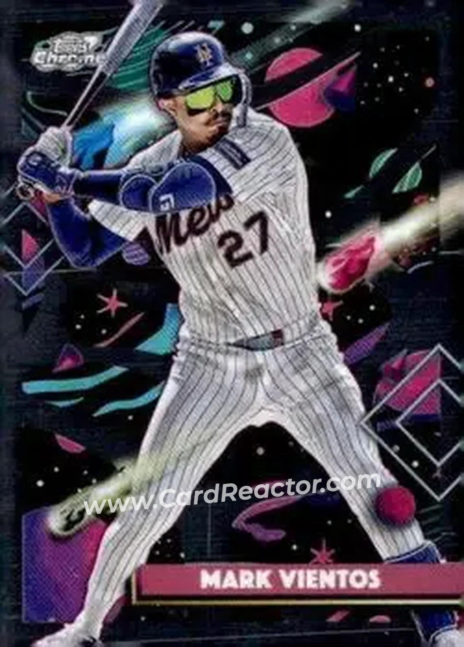 2025 Topps Chrome Cosmic #36 Mark Vientos