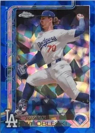 2025 Topps Chrome Sapphire Edition #38 Justin Wrobleski