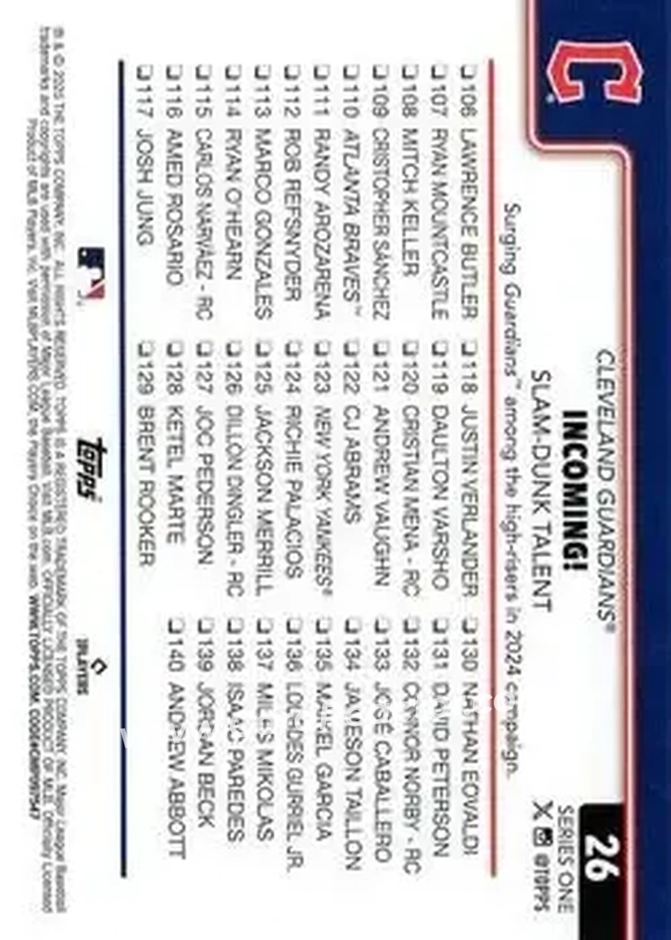 Back of Card #26