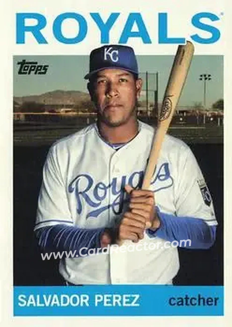 Front of Salvador Perez