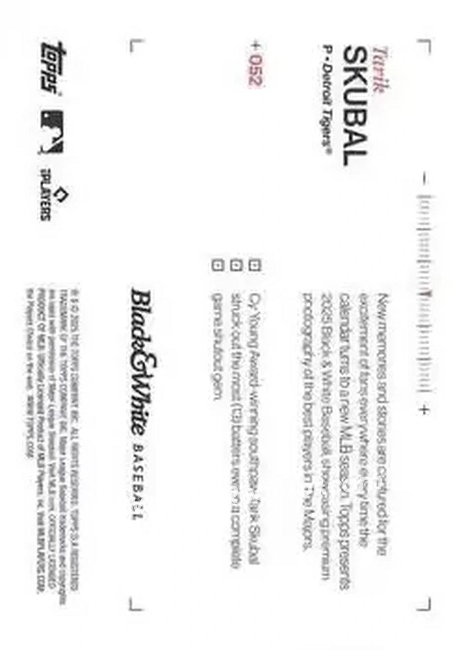 Back of Tarik Skubal