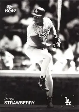 2025 Topps Black & White #053 Darryl Strawberry