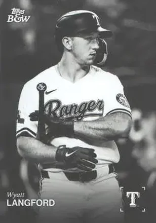 2025 Topps Black & White #054 Wyatt Langford
