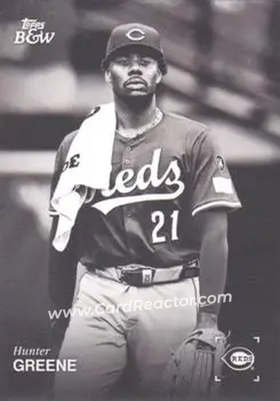 2025 Topps Black & White #055 Hunter Greene