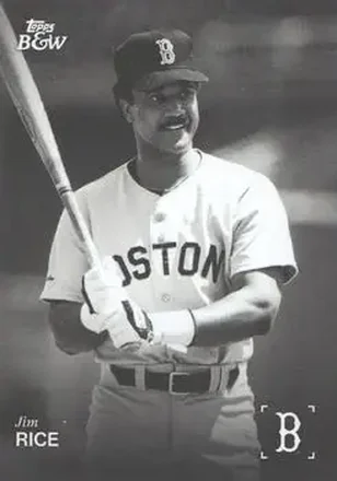 2025 Topps Black & White #058 Jim Rice