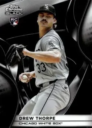 2025 Topps Chrome Black #52 Drew Thorpe