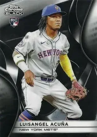 2025 Topps Chrome Black #53 Luisangel Acuña