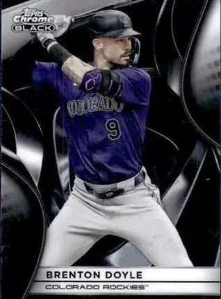 2025 Topps Chrome Black #57 Brenton Doyle