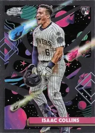 2025 Topps Chrome Cosmic #51 Isaac Collins