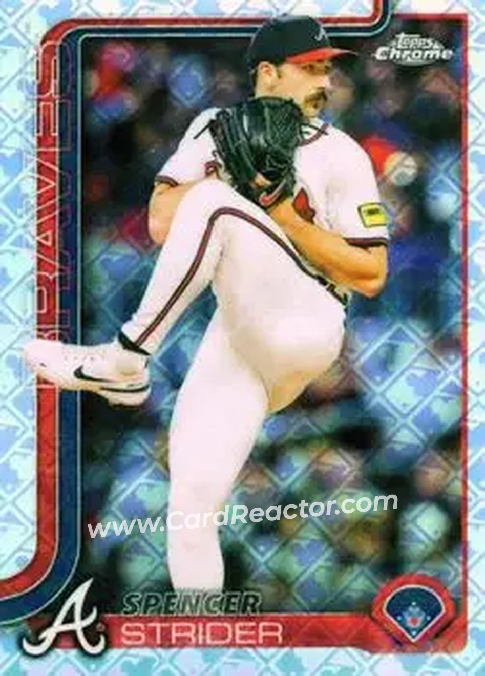 2025 Topps Chrome Logofractor Edition #46 Spencer Strider