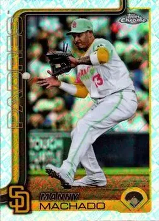 2025 Topps Chrome Logofractor Edition #53 Manny Machado