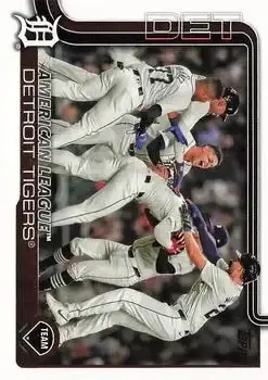 2025 Topps #34 - Detroit Tigers - Detroit Tigers - Front