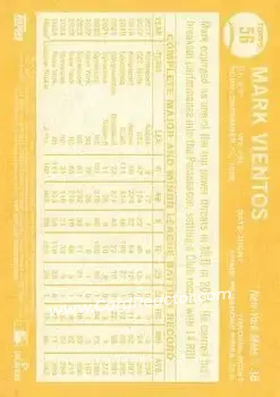 Back of Mark Vientos