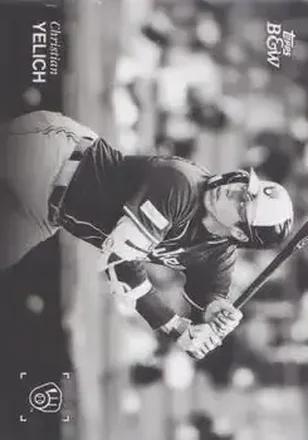 2025 Topps Black & White #062 Christian Yelich