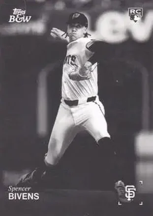 2025 Topps Black & White #067 Spencer Bivens