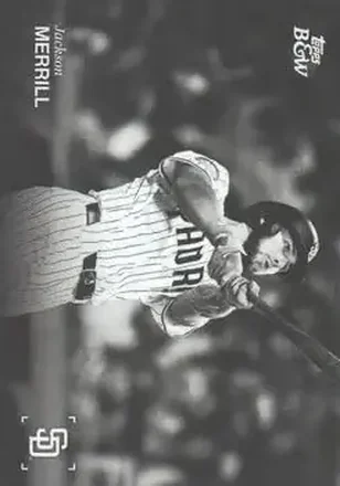 2025 Topps Black & White #068 Jackson Merrill