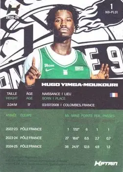 2025-26 Kptain Nanterre 92 #1 - Hugo Yimga-Moukouri - Nanterre 92 - Back 2025-26 Kptain Nanterre 92 #1 - Hugo Yimga-Moukouri - Nanterre 92 - Back