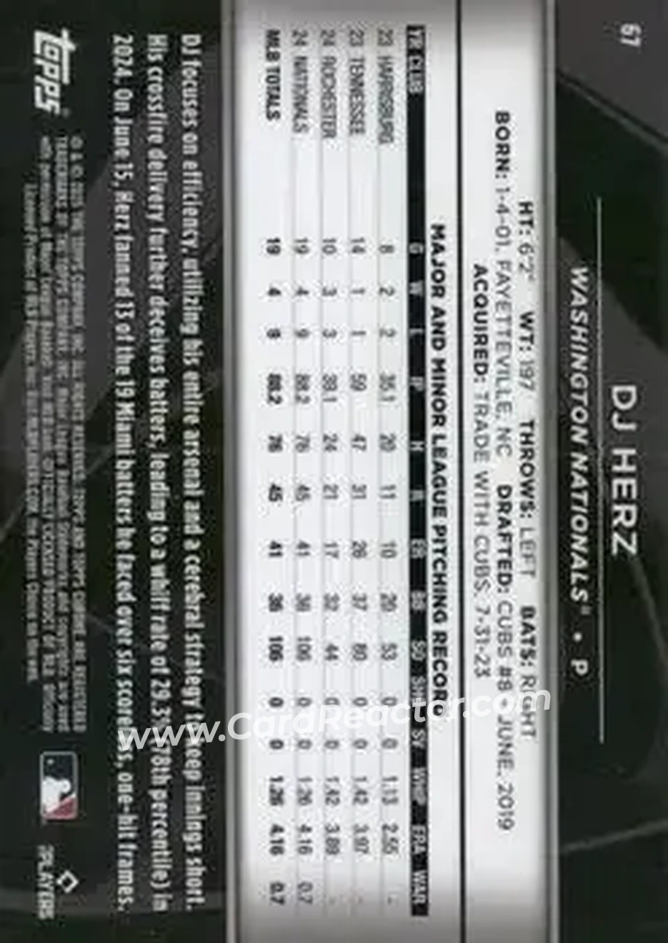 Back of DJ Herz