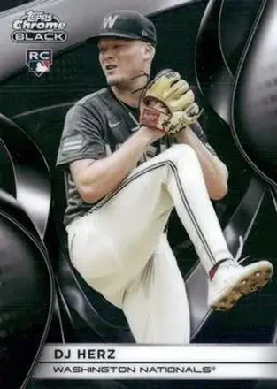 2025 Topps Chrome Black #67 DJ Herz