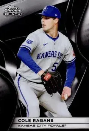 2025 Topps Chrome Black #70 Cole Ragans
