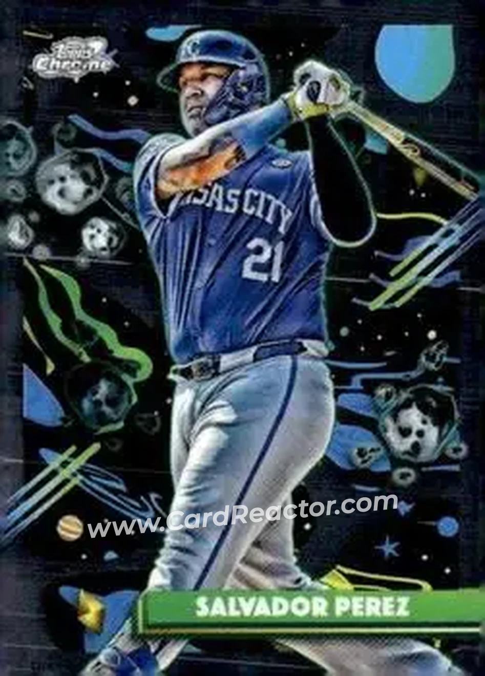 Front of Salvador Perez