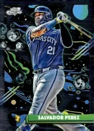 2025 Topps Chrome Cosmic #63 Salvador Perez