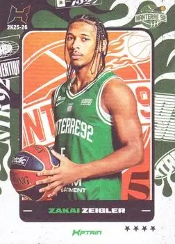 2025-26 Kptain Nanterre 92 #2 - Zakai Zeigler - Nanterre 92 - Front