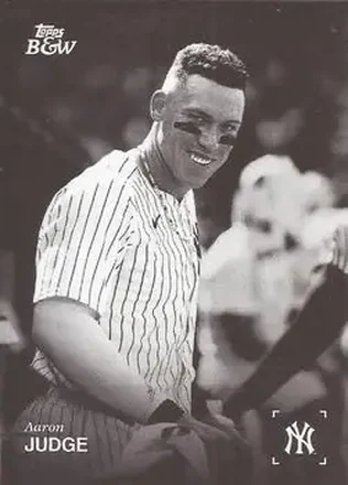 2025 Topps Black & White #072 Aaron Judge