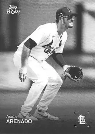 2025 Topps Black & White #073 Nolan Arenado