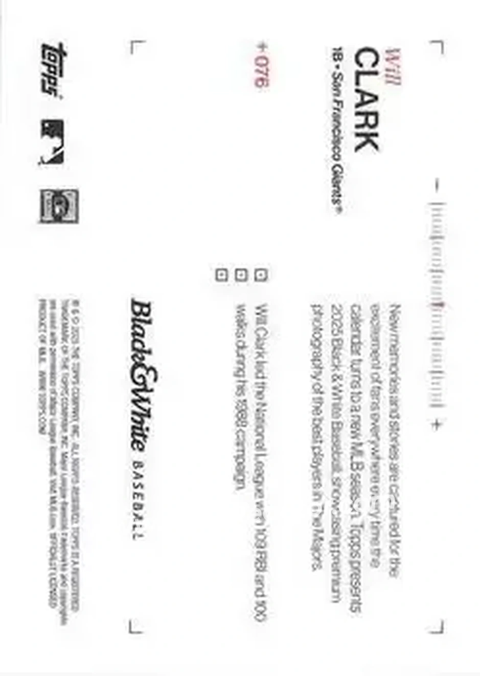 Back of Will Clark