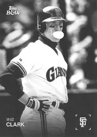 2025 Topps Black & White #076 Will Clark