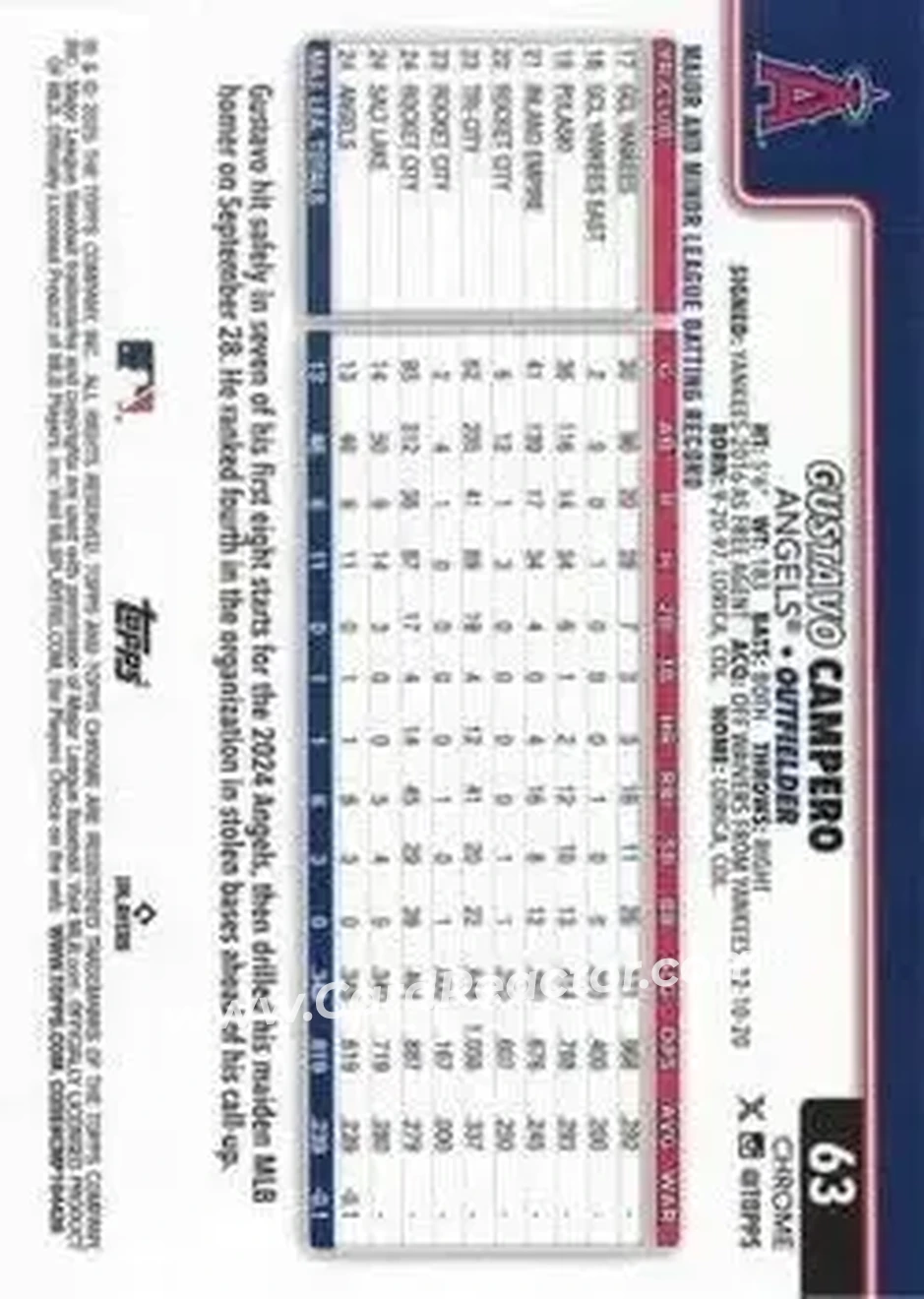 Back of Gustavo Campero