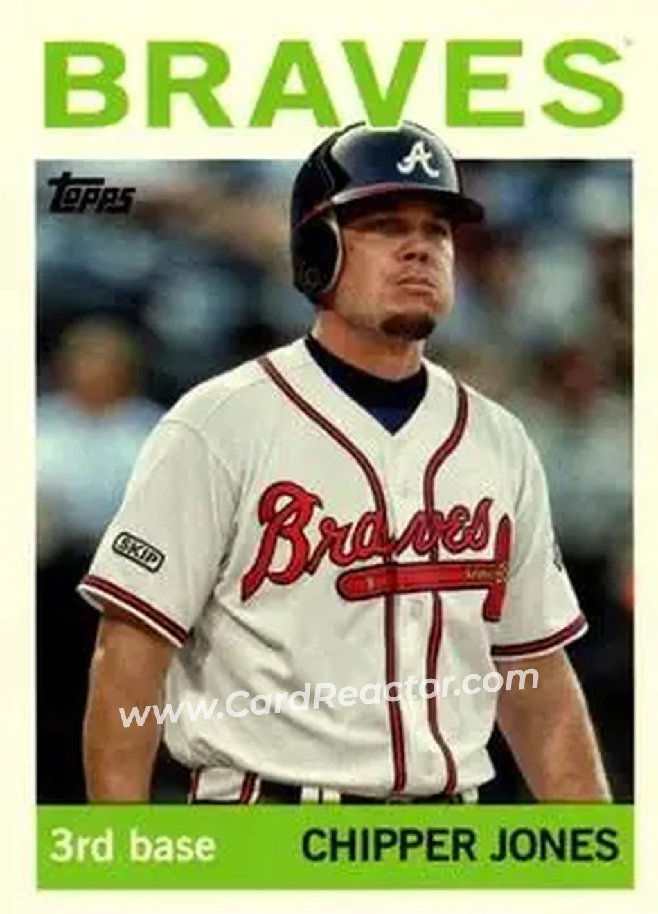 Front of Chipper Jones