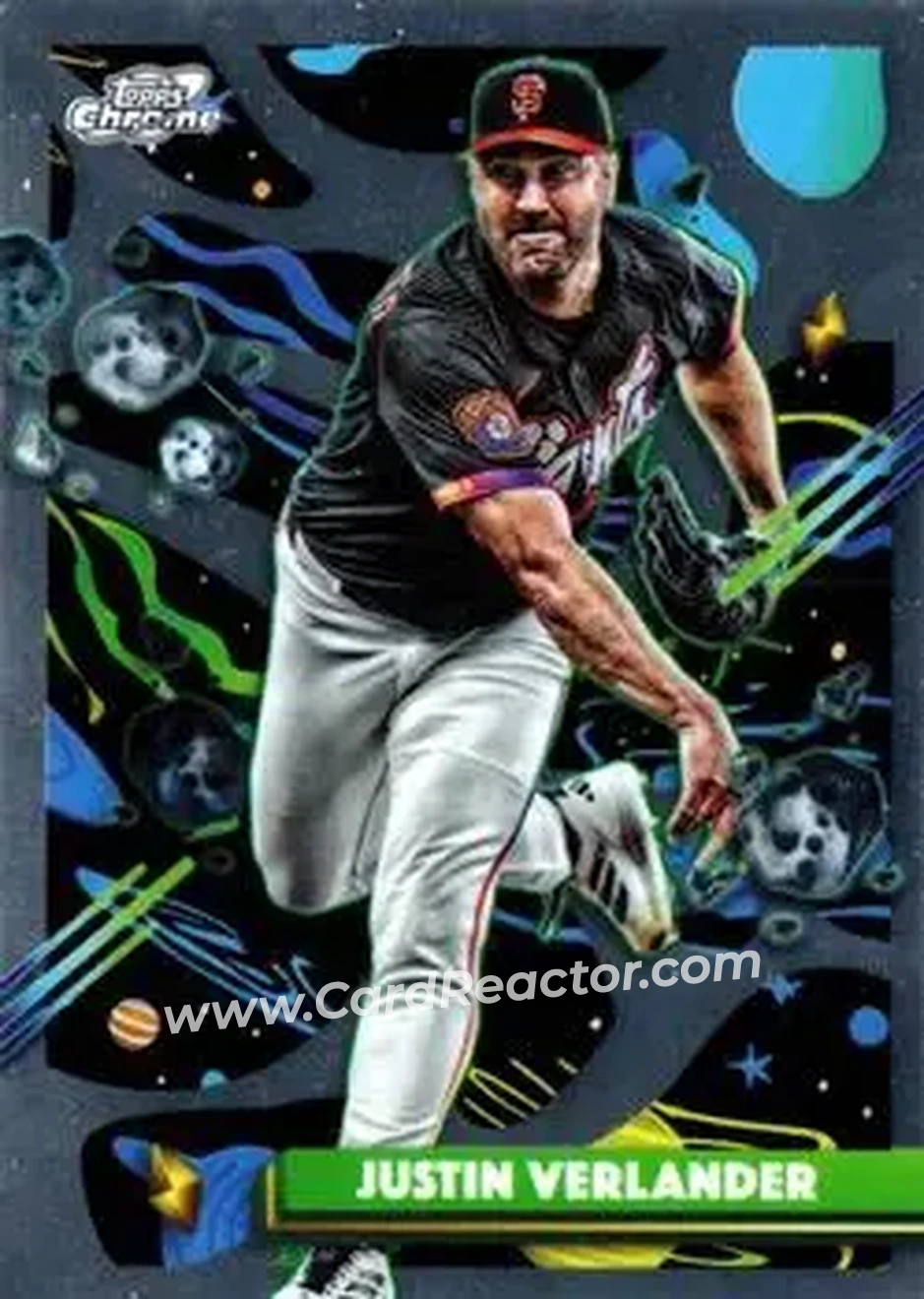 2025 Topps Chrome Cosmic #66 Justin Verlander